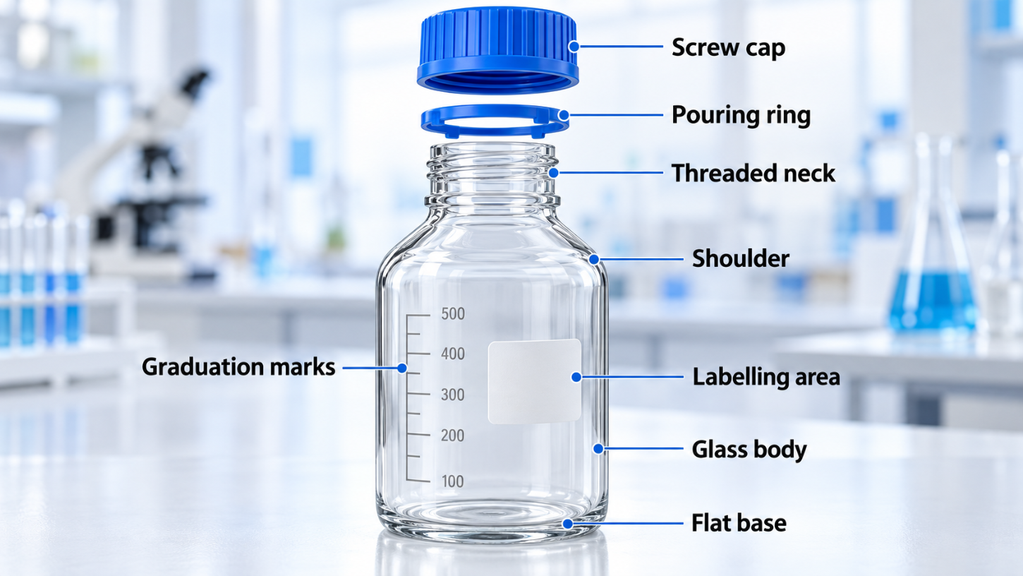Reagent Bottle Guide: Types, Uses and How to Choose the Right One for Your Lab